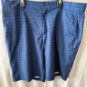 Nike Blue Flat Front Shorts
